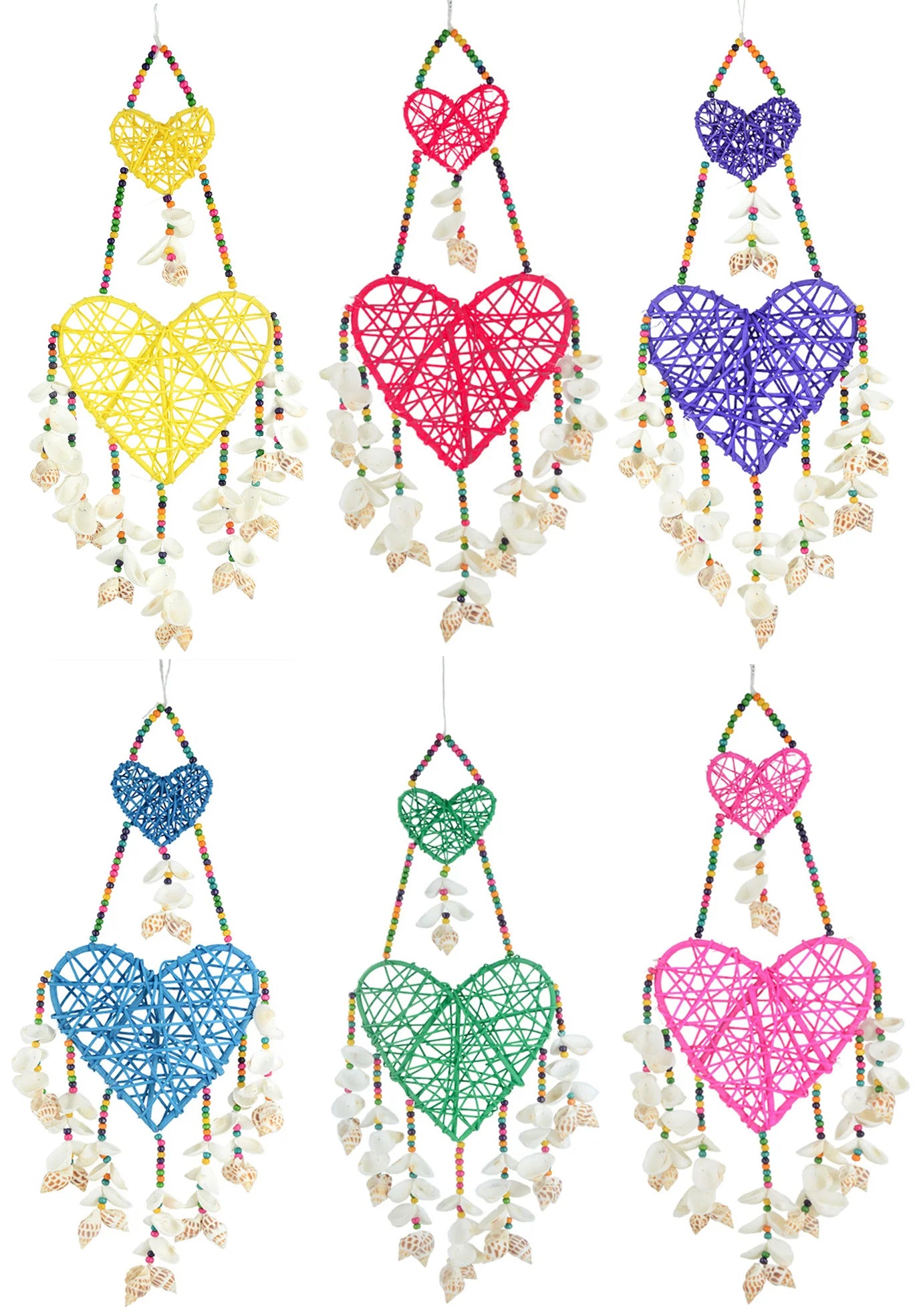 Natural Seashell Wind Chimes - Handmade Coastal Decor for Tranquil Spaces - ZOOMNSTORE