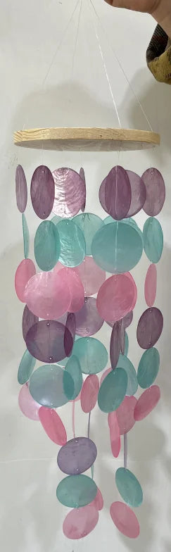 Natural Seashell Wind Chimes - Handmade Coastal Decor for Tranquil Spaces - ZOOMNSTORE