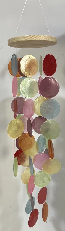 Natural Seashell Wind Chimes - Handmade Coastal Decor for Tranquil Spaces - ZOOMNSTORE