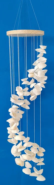 Natural Seashell Wind Chimes - Handmade Coastal Decor for Tranquil Spaces - ZOOMNSTORE