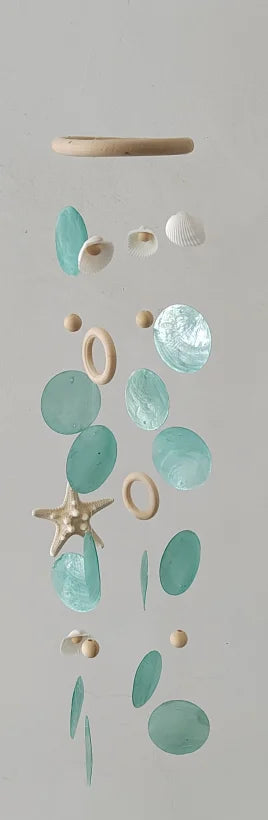 Natural Seashell Wind Chimes - Handmade Coastal Decor for Tranquil Spaces - ZOOMNSTORE
