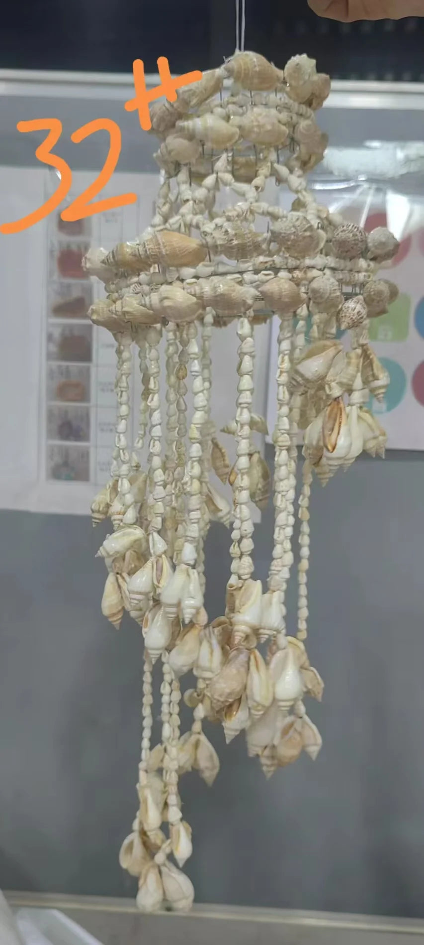 Natural Seashell Wind Chimes - Handmade Coastal Decor for Tranquil Spaces - ZOOMNSTORE