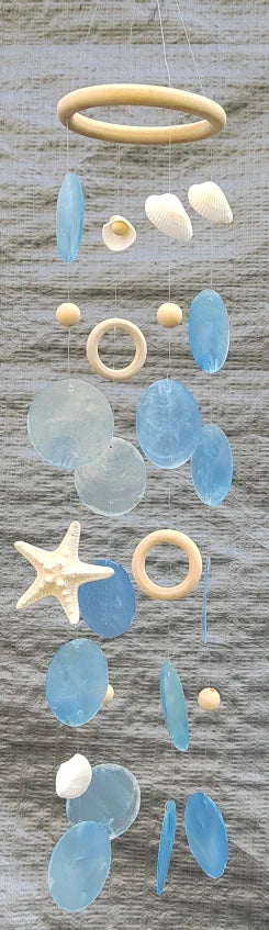 Natural Seashell Wind Chimes - Handmade Coastal Decor for Tranquil Spaces - ZOOMNSTORE