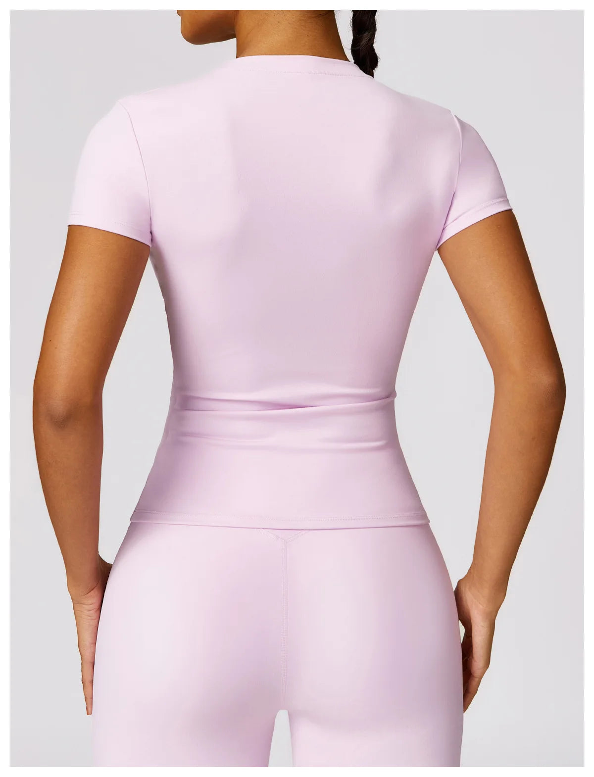 Women Yoga Top - Seamless Sport Shirt | Breathable Short Sleeve Gym Tee
