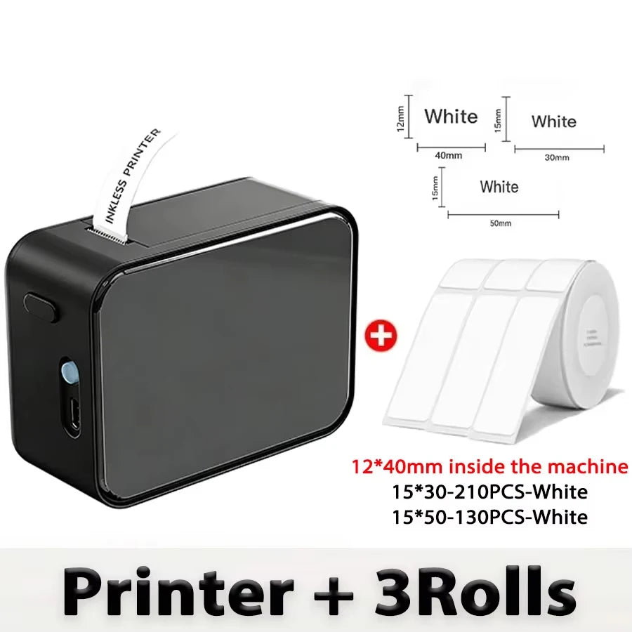 Marklife P15 Mini Thermal Printer Bluetooth Label Printer For Gift/Price/Tag/Sticker/Marking/ Home/Office/ School As D110/D30