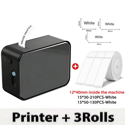 Marklife P15 Mini Thermal Printer Bluetooth Label Printer For Gift/Price/Tag/Sticker/Marking/ Home/Office/ School As D110/D30