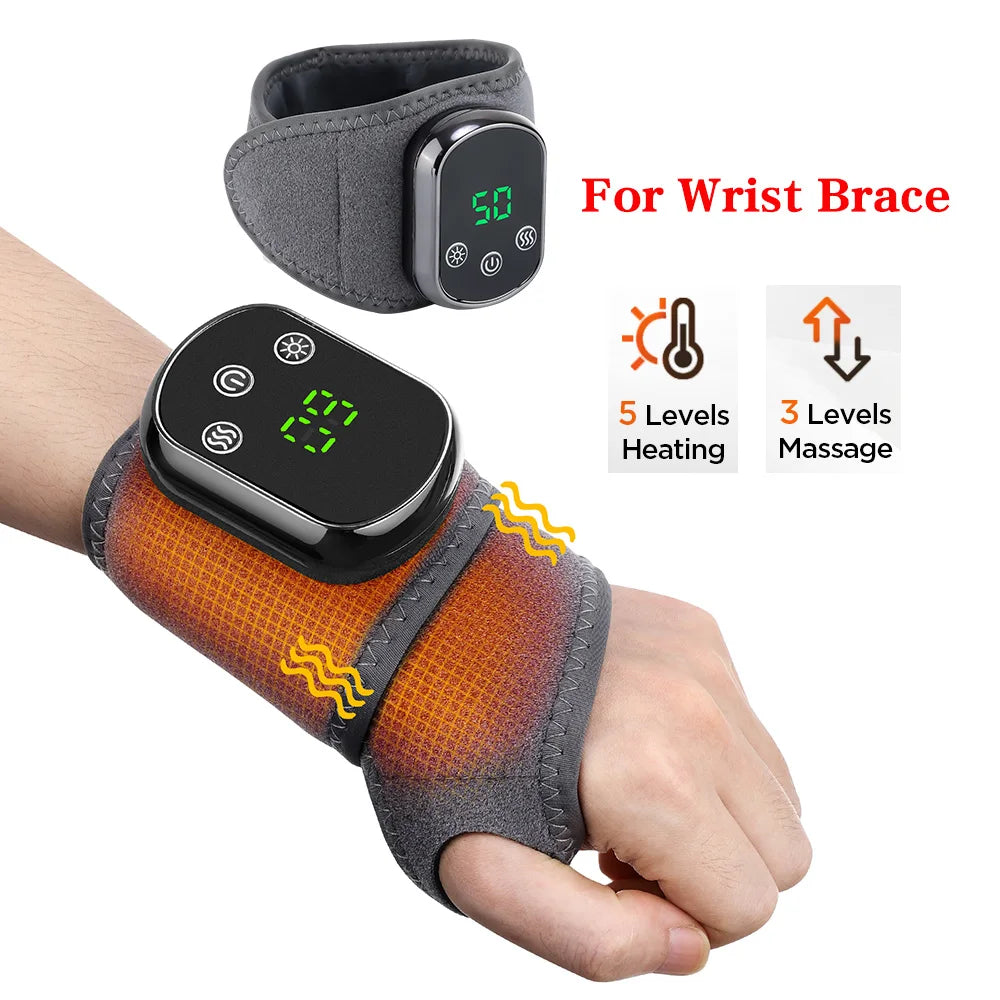 Electric Heating Wrist Brace | Rechargeable Wristband With Hot Compress & Thermal Wrist Support