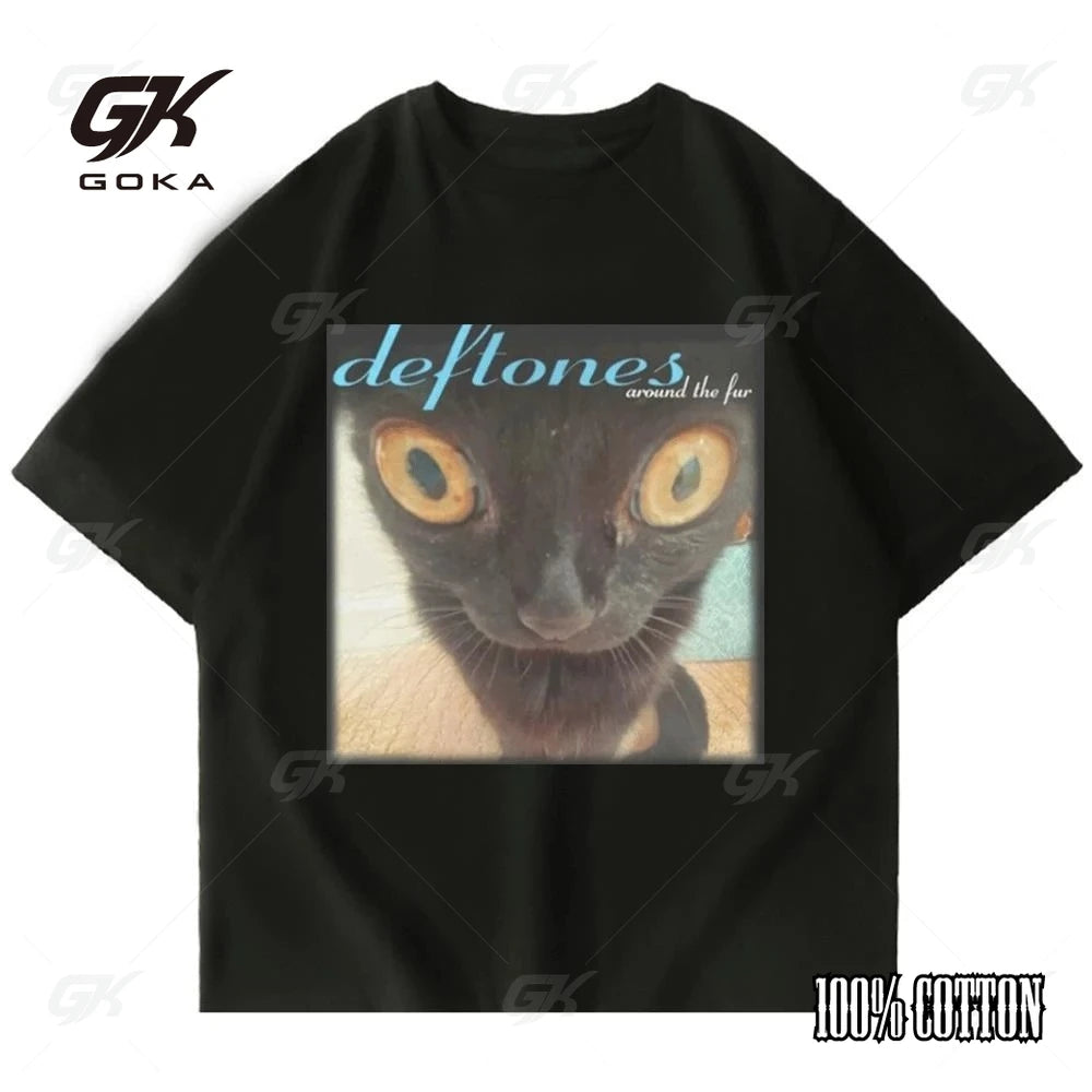 Deftones Cotton Singer Band T Shirt Men Women Hip Hop Rock Tee Fashion Short Sleeve T Shirt Summer Clothes T-shirts Tops