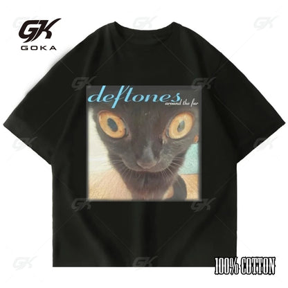 Deftones Cotton Singer Band T Shirt Men Women Hip Hop Rock Tee Fashion Short Sleeve T Shirt Summer Clothes T-shirts Tops