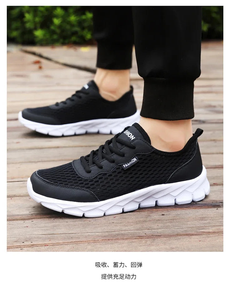 YRZL Tennis Shoes for Men Lightweight Sneakers High Quality Breathable Outdoor Athletic Jogging Sport Running Walking Man Shoes