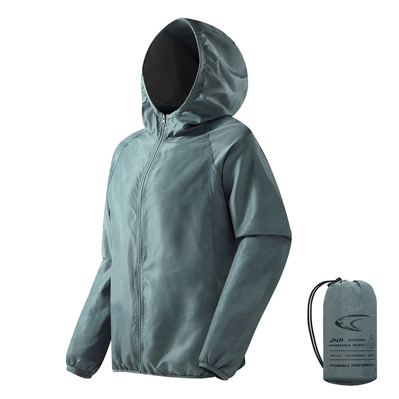Waterproof Hiking Jacket - Lightweight Quick Dry Jacket With UPF 50+ Sun Protection Coat