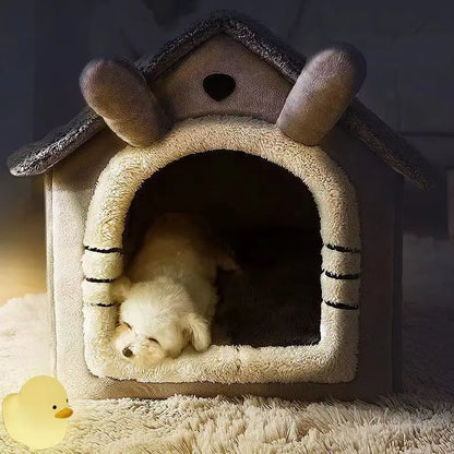 New Pet House with Super Large Space Cat and Dog Beds of All Sizes To Sleep in All Seasons Puppy Keep