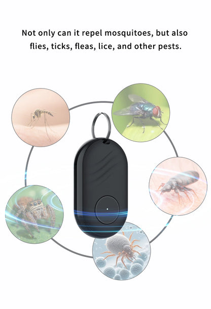 M63 Mosquito Repellent Pendant Mosquito Proof Keychain Children Adults Outdoor Portable Ultrasonic Insect Repellent Rechargeable