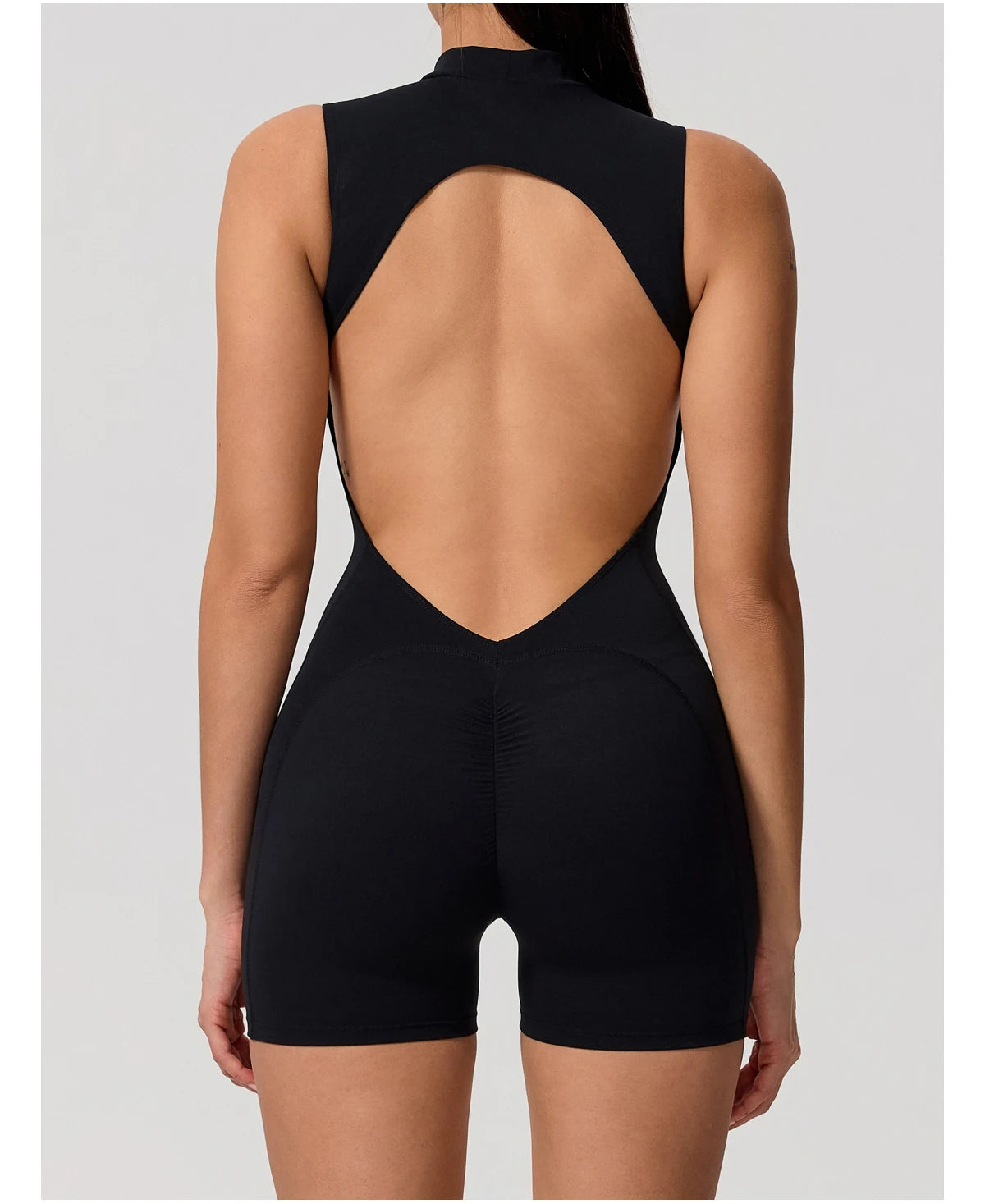New Summer Women's Sleeveless Back Hollow Jumpsuit Female Sports Suit Fitness Yoga Clothing Peach Hipo Gym Overalls 1 Pcs