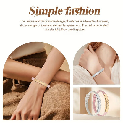 2026 Women Smart Bracelet With Heart Rate Monitor Activity Fitness Tracker Sports Wristband Waterproof Smart Watch Men Smartband