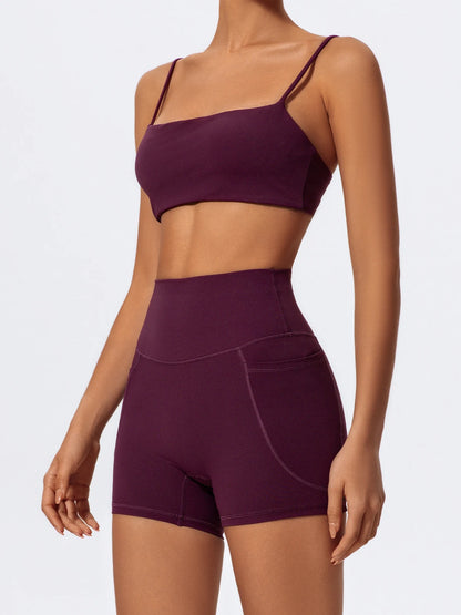 Women Gym Workout Set – Two Piece Activewear with Quick Dry Sportswear & Breathable Bra