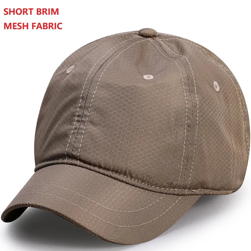 Oversize Big Head Man Plus Size Baseball Cap Spring Summer Thin Fabric Mesh Sun Hat Male Snapback M 55-59cm L 60-64cm