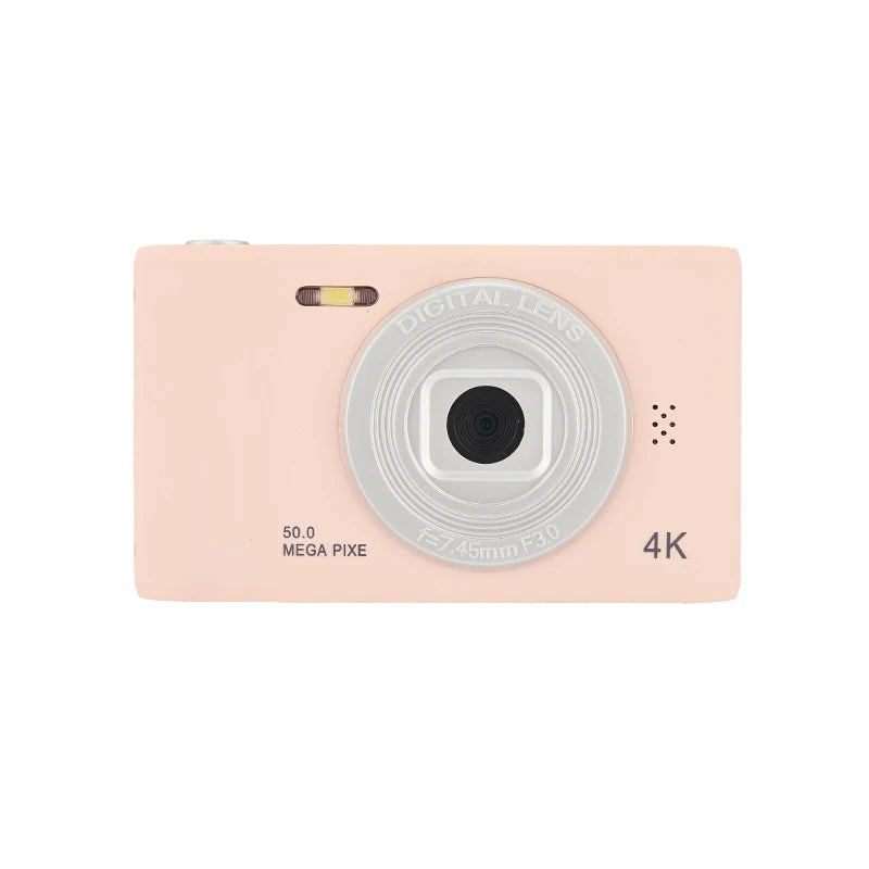4K Digital Camera – Travel Selfie Camera with 50 Megapixels, HD Photography & 2.4 Inch Screen