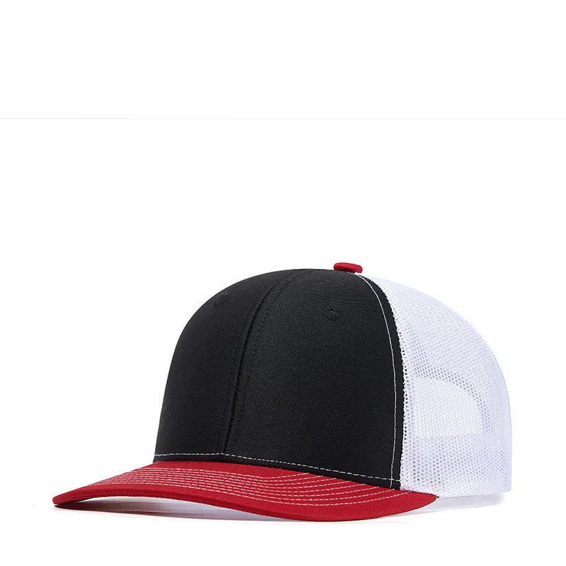 High Quality Mesh Baseball Cap Women Men Summer Cotton Breathable Sunhat Unisex Adjustable Snapback Trucker Hats Male Female