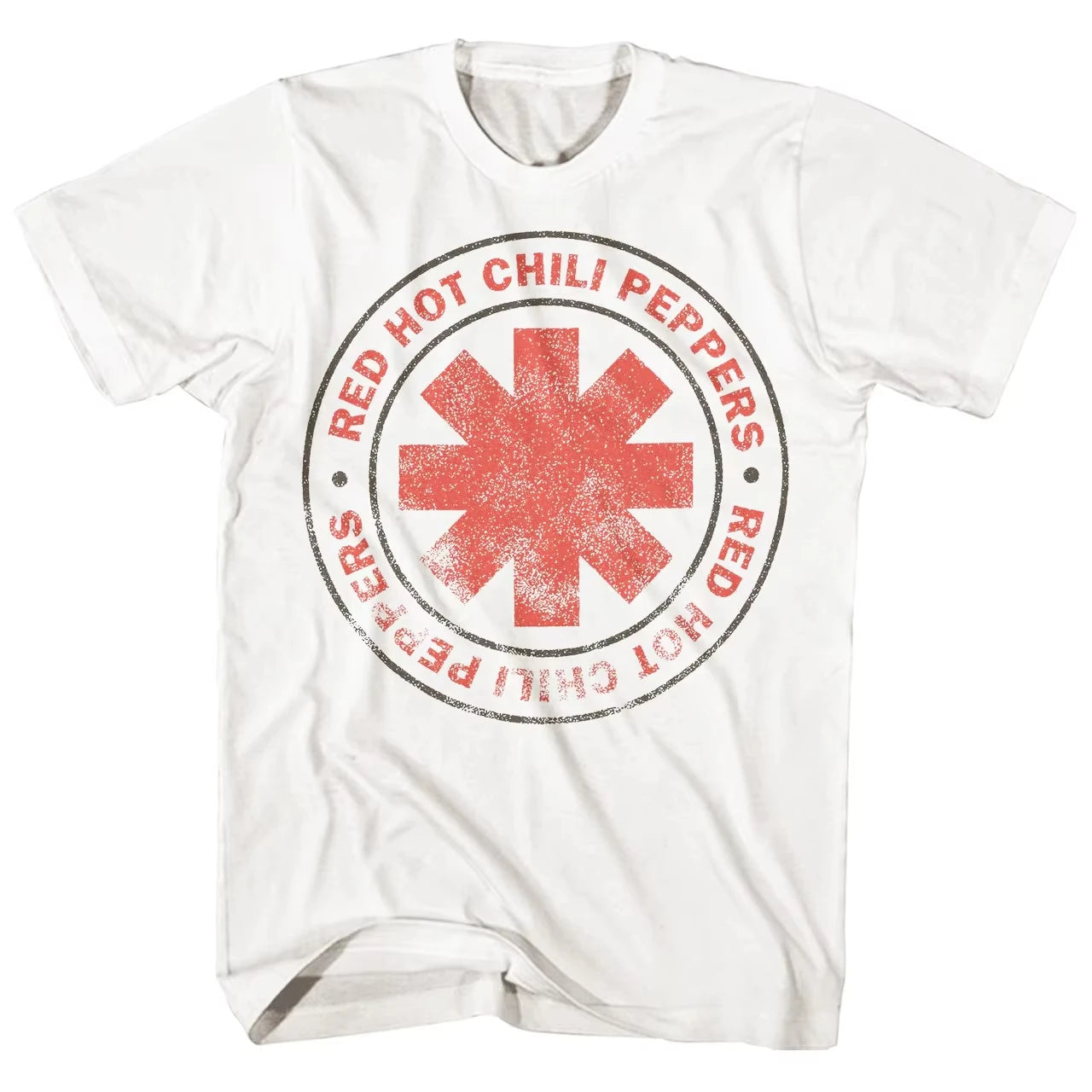 2026 New Cotton Tshirt Red Hot Chili Peppers Men Cartoon Cool Funny Women and  Men  T-shirt Harajuku Short-Sleeve Loose Tees