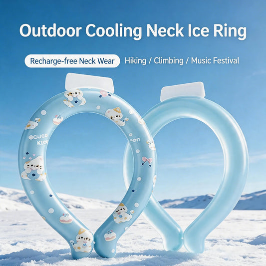 2026 New Summer Neck Cooling Ring - Ice Neck Cooling Strap-Ice Collar-Outdoor Neck Cooling Ice Ring-Summer Cooling Ice Ring
