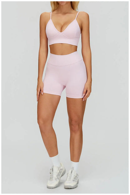 2/3PCS Seamless Yoga Set Gym Workout Suits Athletic Wear Women Legging Fitness Bra Crop Top Long Sleeve Sports Suits Sportswear