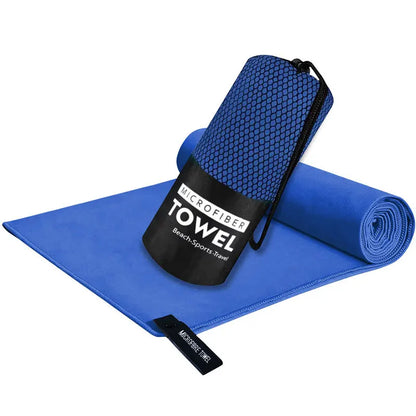 Sandproof Microfiber Fast-Drying Towel  Lightweight Portable  Swim Yoga Gym Beach Travel Sports Essentials