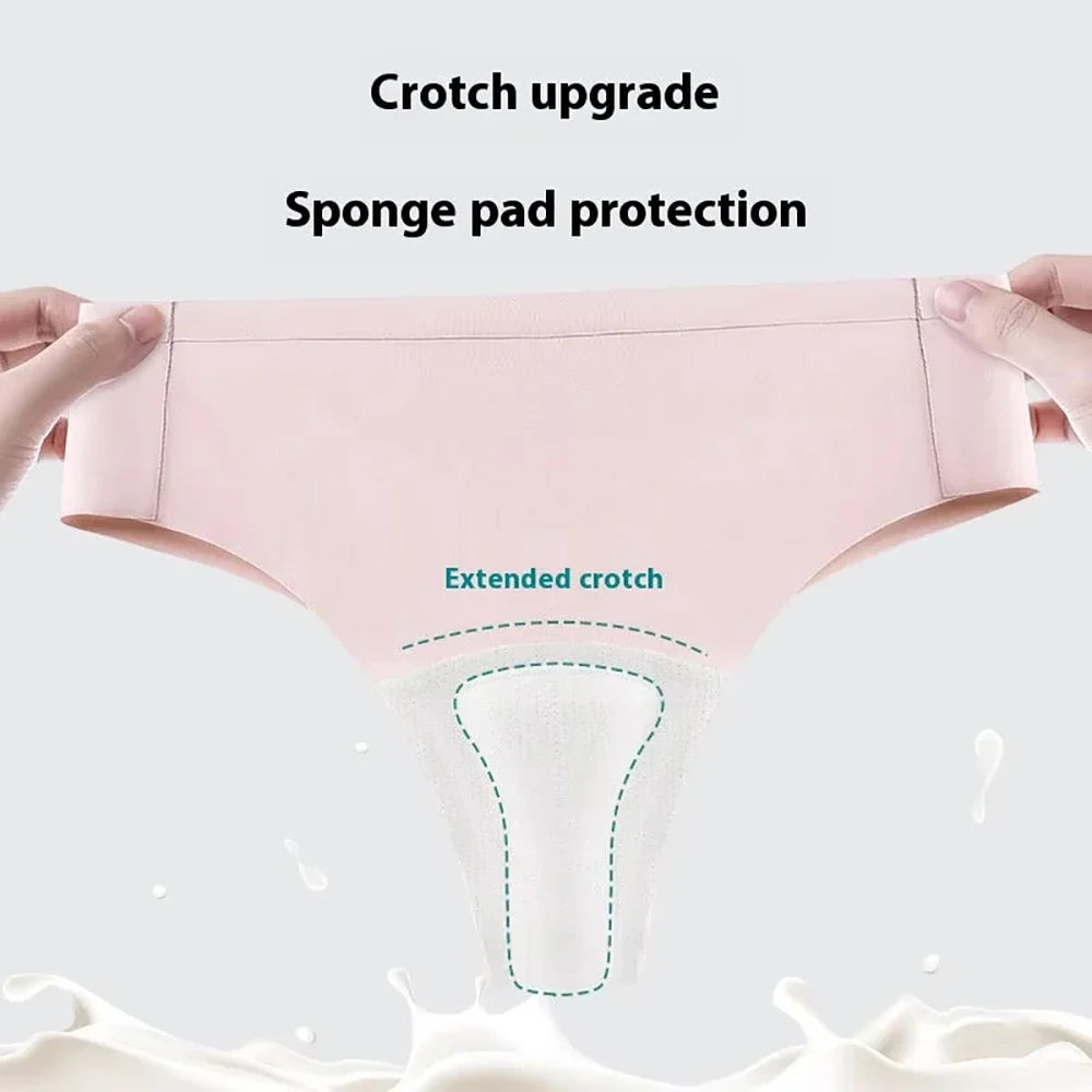 3PCS Seamless Camel Toe Prevention Panties - Invisible No Show Underwear for Yoga, Gym & Leggings (Women's Workout Underwear)