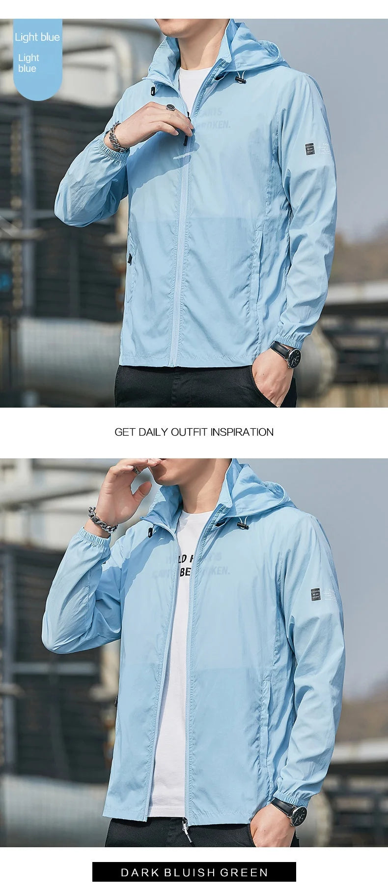 2025Summer Hooded Jacket Men Women Waterproof Sun Protection Clothing Fishing Hunting Clothes Quick Dry Skin Windbreaker