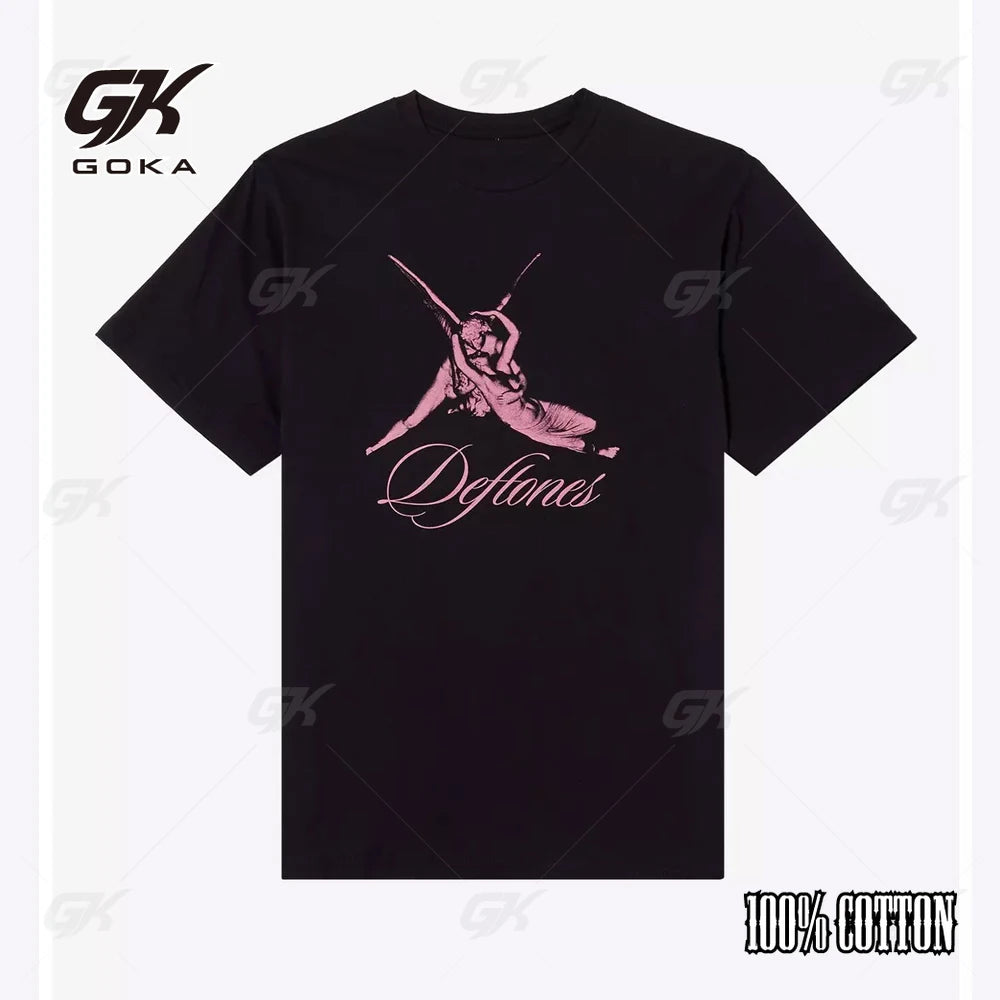 Deftones Cotton Singer Band T Shirt Men Women Hip Hop Rock Tee Fashion Short Sleeve T Shirt Summer Clothes T-shirts Tops