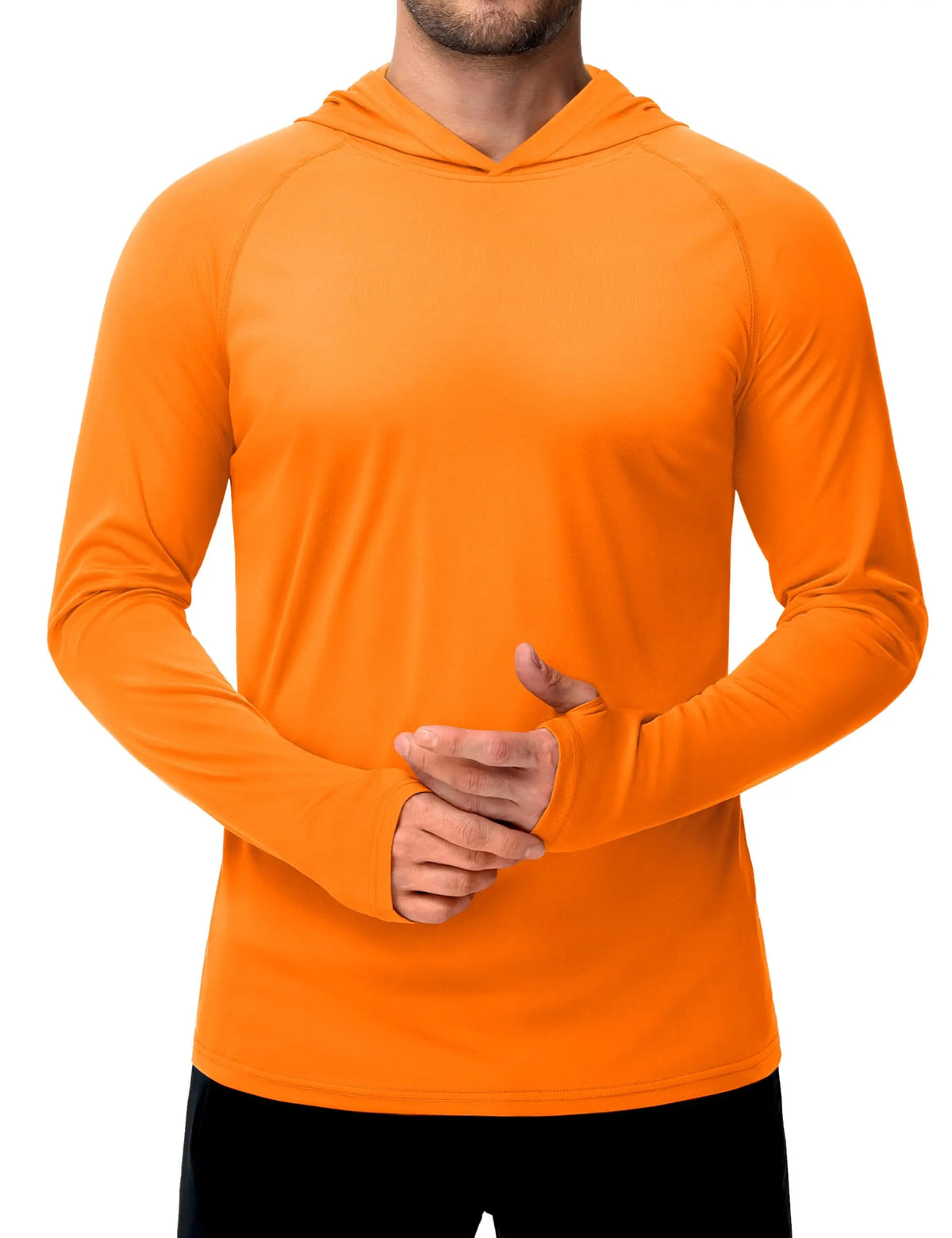 TACVASEN Sun Protection T-Shirts Mens Long Sleeve Hoodie Casual UV-Proof T-Shirts Breathable Lightweight Quick Dry T-Shirts Male
