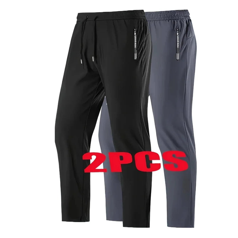 Quick Drying Sweatpants - Breathable Running Pants With Elastic Waistband Joggers