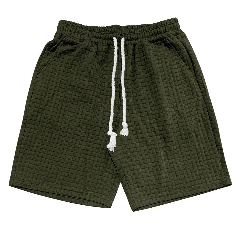 Men's Casual Shorts - Summer Lightweight Drawstring Baggy Fitness Pants