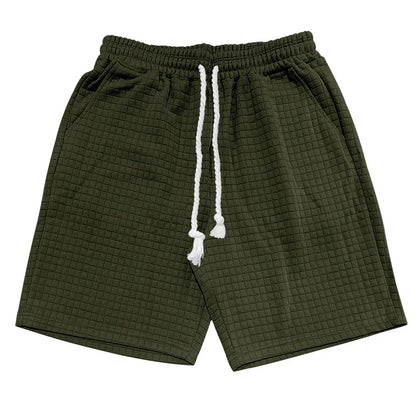 Men's Casual Shorts - Summer Lightweight Drawstring Baggy Fitness Pants