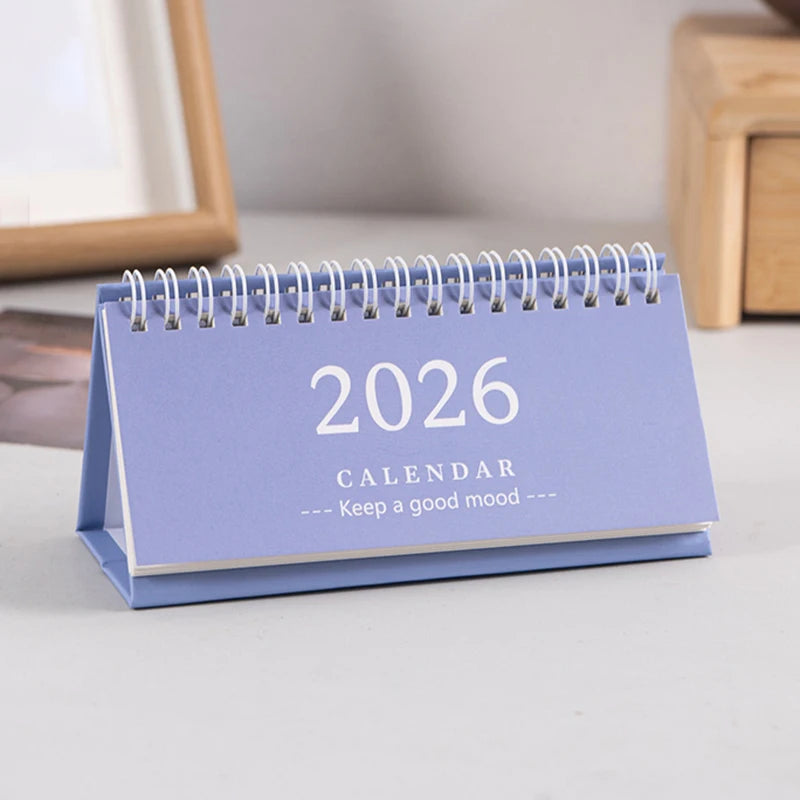 2026 Mini Desk Calendar Desktop Notepad Ornament Cute Simple Calendar,Christmas New Year Gift, Daily Planner Table Calendar