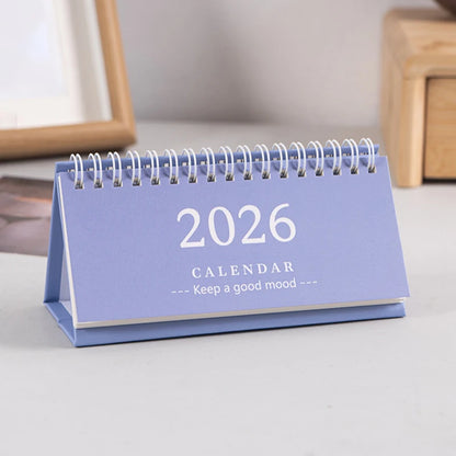 2026 Mini Desk Calendar Desktop Notepad Ornament Cute Simple Calendar,Christmas New Year Gift, Daily Planner Table Calendar