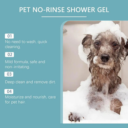 Waterless No Rinse Dry Shampoo For Cat Dog Animal Grooming Pet Cleaning Friendly Dog Dry Foaming Bath Spray Pet Supplies 150ml