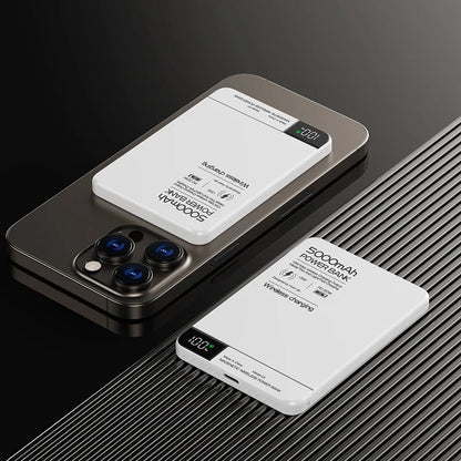 Wireless Fast Charger For Magsafe Magnetic Power Bank Portable External Auxiliary Battery Pack for Apple Xiaomi iPhone 16 15 14
