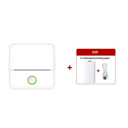 Mini Wireless Bluetooth Label Printer 57mm Thermal Sticker School Home Text Photo Wrong Question Printing Sticker Consumables