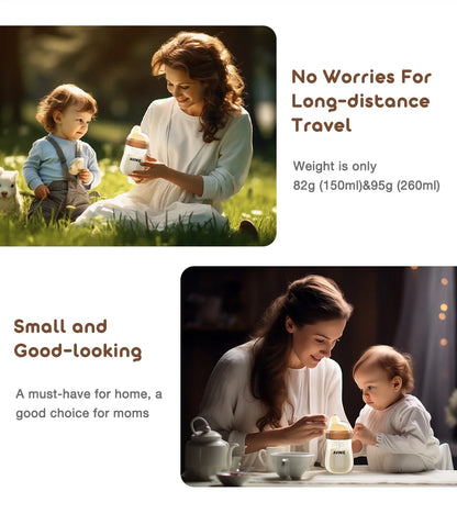 1PCS 150ml/260ml Baby bottles PPSU Baby Bottles Kids Teeth Guard Feeding Bottle Antifall Bottom Return Air Anti-bubble BPA Free