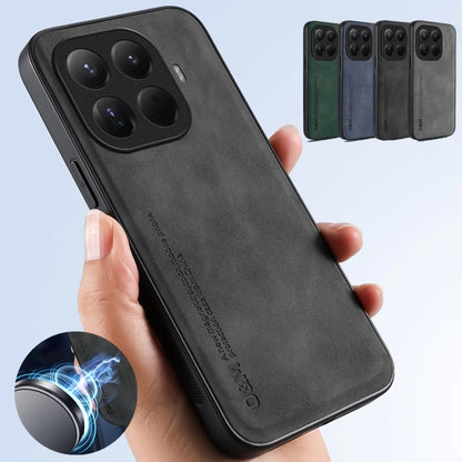 Nubuck Leather Shockproof Magnetic Case for Xiaomi 17T Pro 5G Mi 15T Protective Cover Back Shell Coque Funda