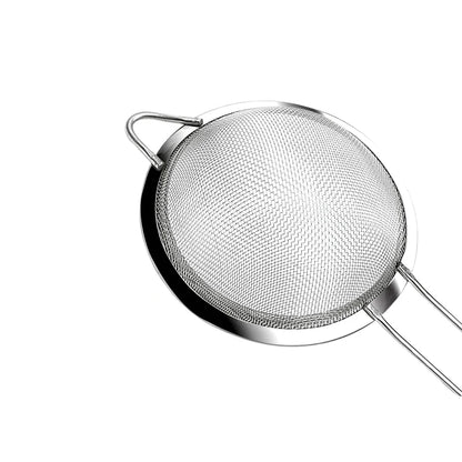 Fine-Mesh Strainer Set – Stainless Steel Sieve & Flour Sifter (3/4-Piece)