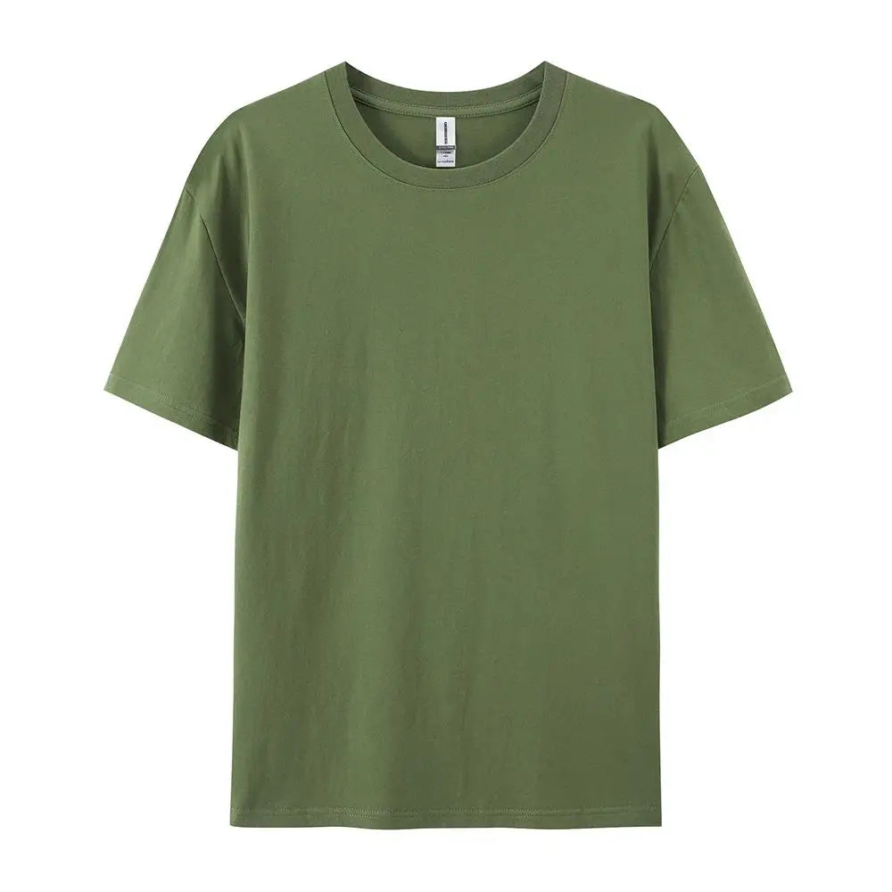 Cotton Casual T-Shirts for Women - Short Sleeve Sporty O-Neck Tops - ZOOMNSTORE