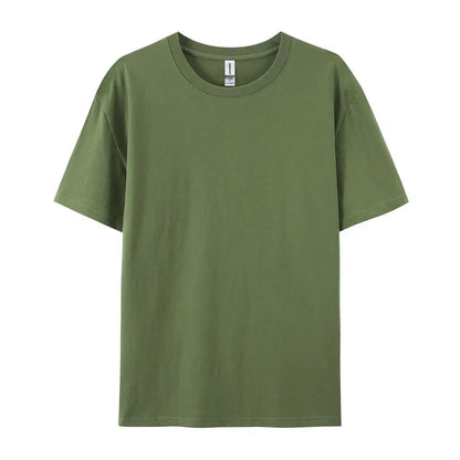 Cotton Casual T-Shirts for Women - Short Sleeve Sporty O-Neck Tops - ZOOMNSTORE
