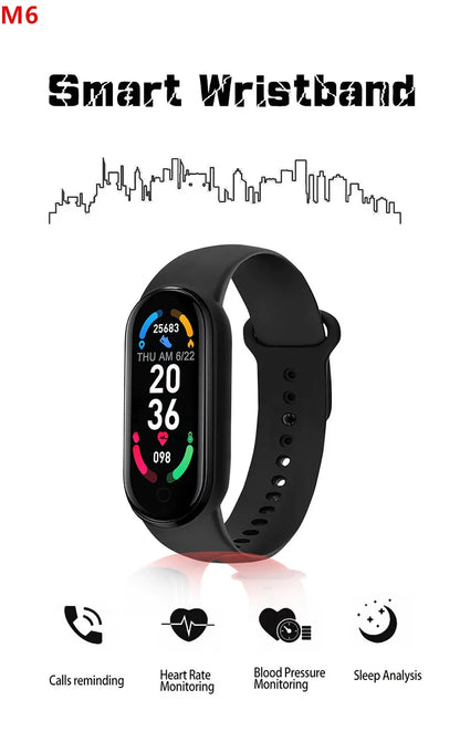 New Smart Bracelet Men Women Fitness Tracker Smartwatch Blood Pressure Heart Rate Monitor Band Smartbracelet For Android iOS