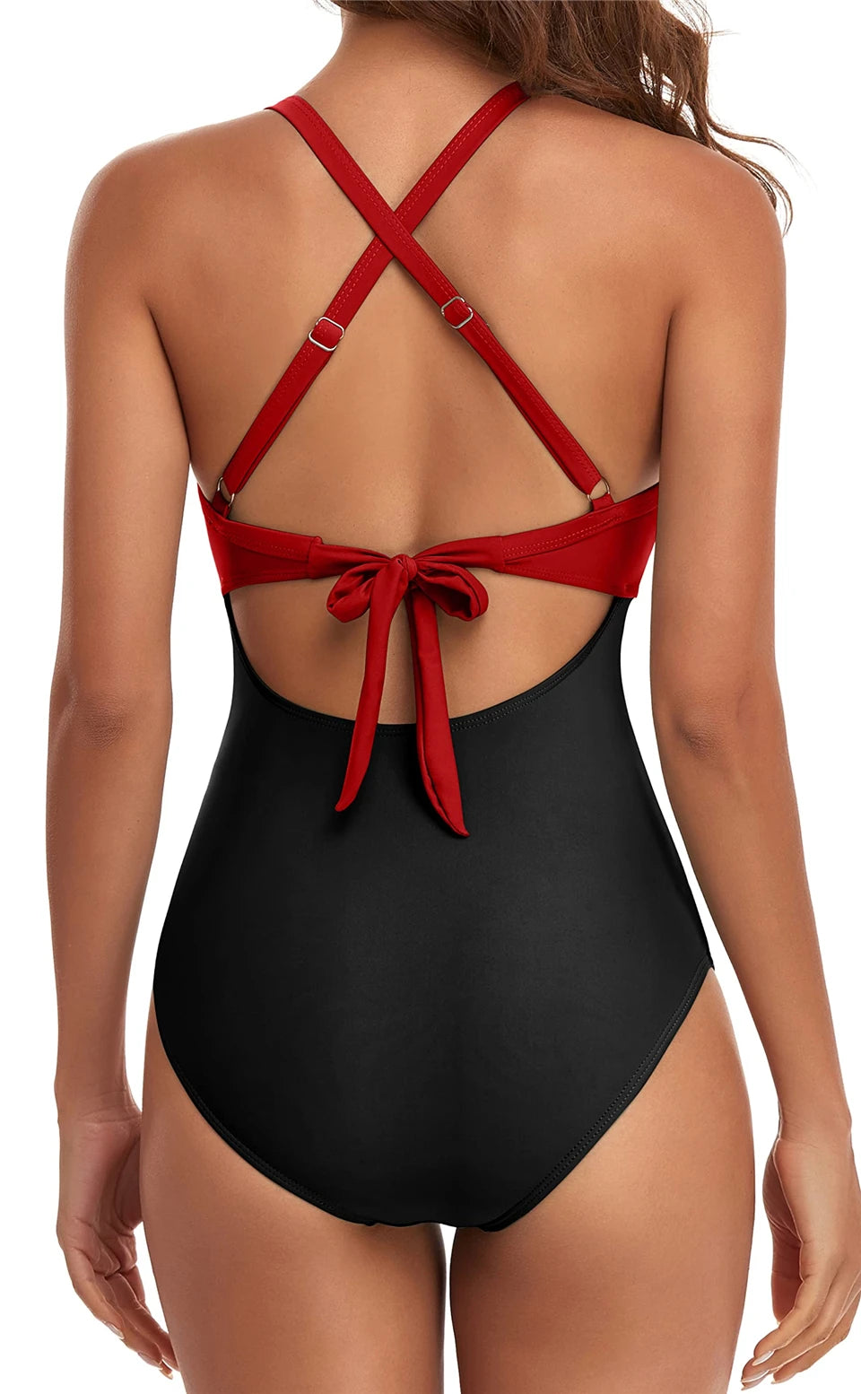 Strappy Hollow Out Swimwear Women 2026 Push Up Swimsuit Female One Piece Swimming Monokini Lady Padded Beachwear Bodysuit Summer