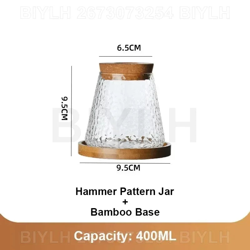 Hydroponic Glass Flower Pots - Transparent Small Vase with Base Tray for Home Decoration