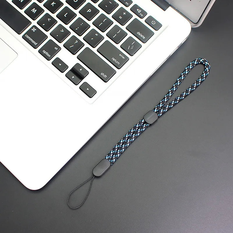 Hot Mobile Phone Straps USB Key Short Lanyard Adjustable Walkie Talkie Hand Strap Wrist Rope Audio Anti-lost Lanyard for iPhone