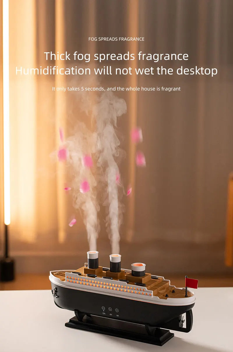 Ultrasonic Jellyfish Humidifier  Aroma Diffuser with Remote Control and Colorful Lighting