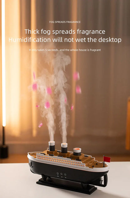 Ultrasonic Jellyfish Humidifier  Aroma Diffuser with Remote Control and Colorful Lighting